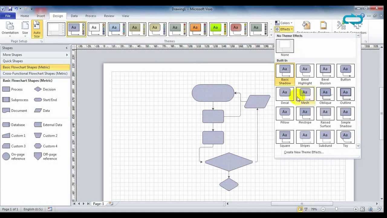 Microsoft Office Visio Quick Video Tutorial Free Download Youtube