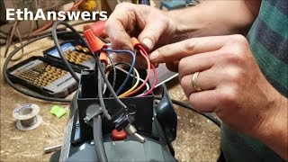 How To Wire a 3/4HP Leeson Electric Motor With a Switch! EthAnswers