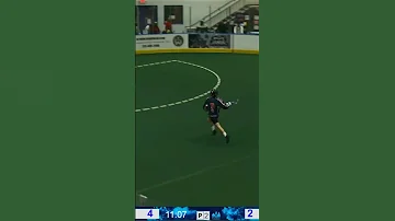 call out or just saying hello? highlight breakaway goal #boxlacrosse #nei