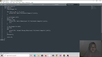 Modul 9 - Membuat Program "Perulangan"_PMD (Pemrograman Dasar)#politeknikkampar
