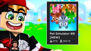 Jucam *NOUL* PET SIMULATOR 99!