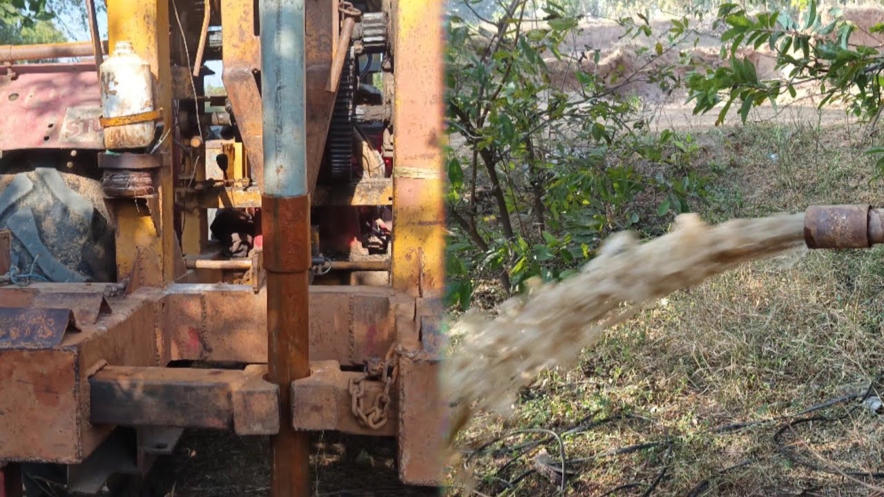 250 feets లొ ఇరుకున్న motor pump ఇలా బయటకు తిసాము | submersible motor pump staking borewell | pump