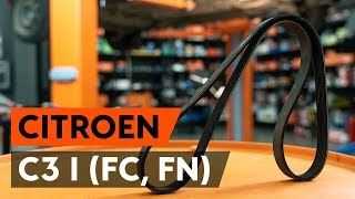 Hur byter man AC rem CITROËN C3 I (FC_) - videoguide