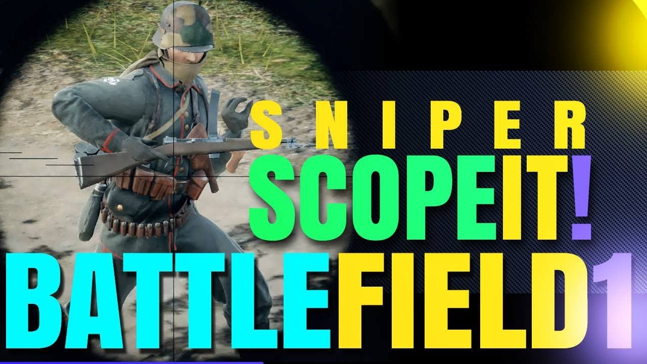 🔴LIVE BATTLEFIELD 1| GG BOY SNIPER'S SCOPE | - YouTube
