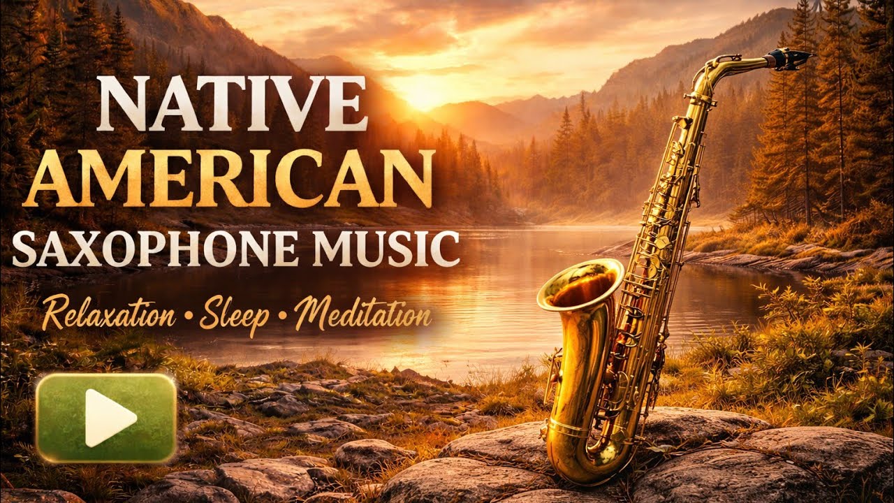 Relaxing Native American Style Saxophone Music for Sleep, Meditation & Stress Relief