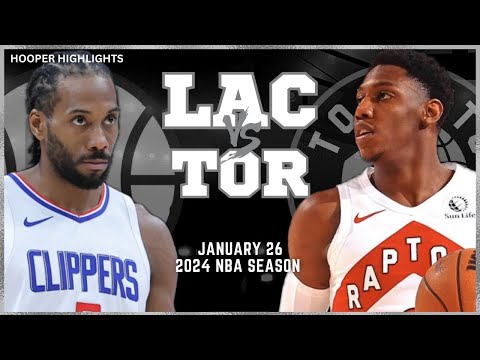 LA Clippers vs Toronto Raptors Full Game Highlights 