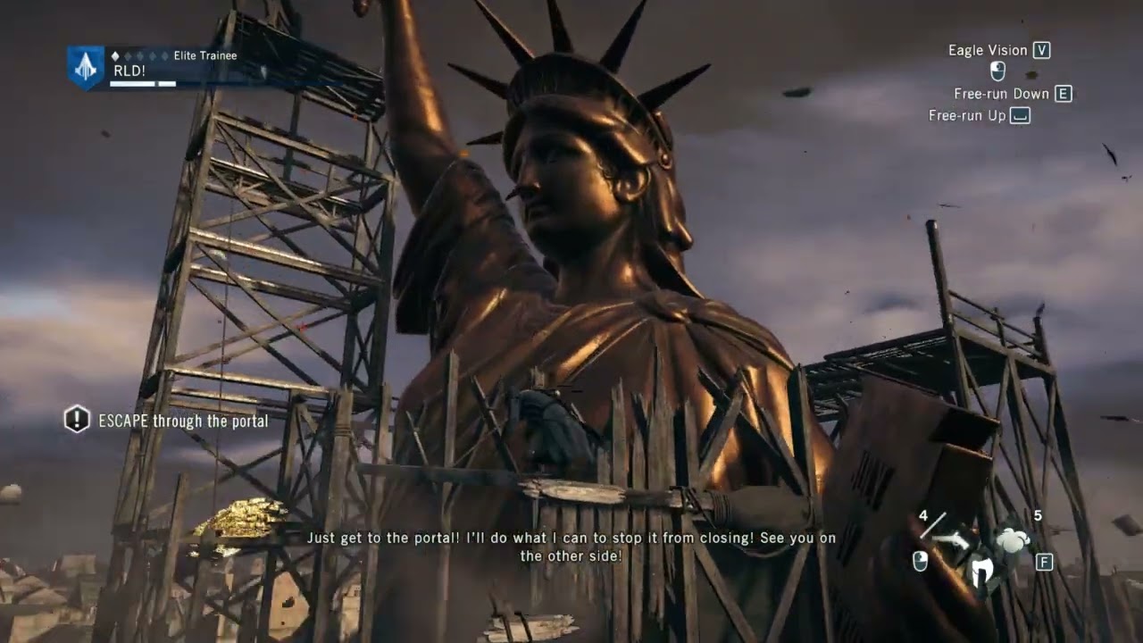 assassin's creed unity ~ escape through the portal