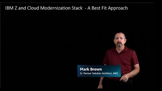 IBM Z and Cloud Modernization Stack | Amazon Web Services