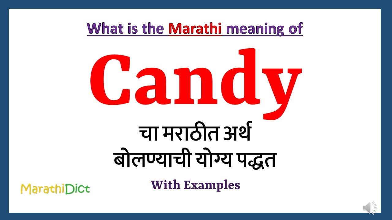 Candy Meaning In Marathi Candy Candy In Marathi
