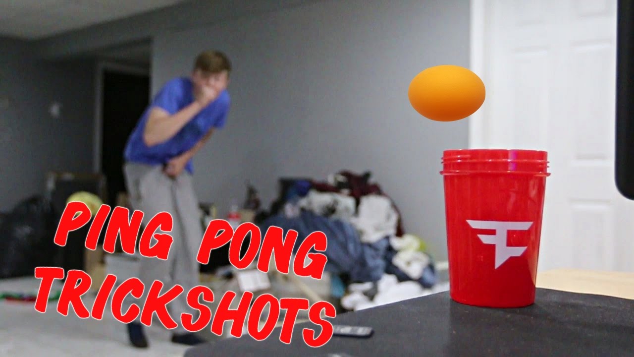 CRAZY PING PONG TRICKSHOTS! YouTube