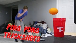TRISTAN PLASMA CRAZY PING PONG TRICKSHOTS!