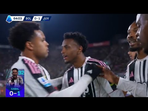 Video Gol di Juan Cabal Oggi ??| Bologna vs Juventus 0-1 | Serie A 2025-26