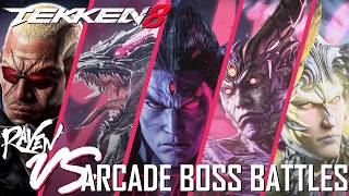 TEKKEN 8 Raven vs. All Arcade Bosses (Azazel, True Devil Kazuya, Angel Jin - HARD Mode) screenshot 4