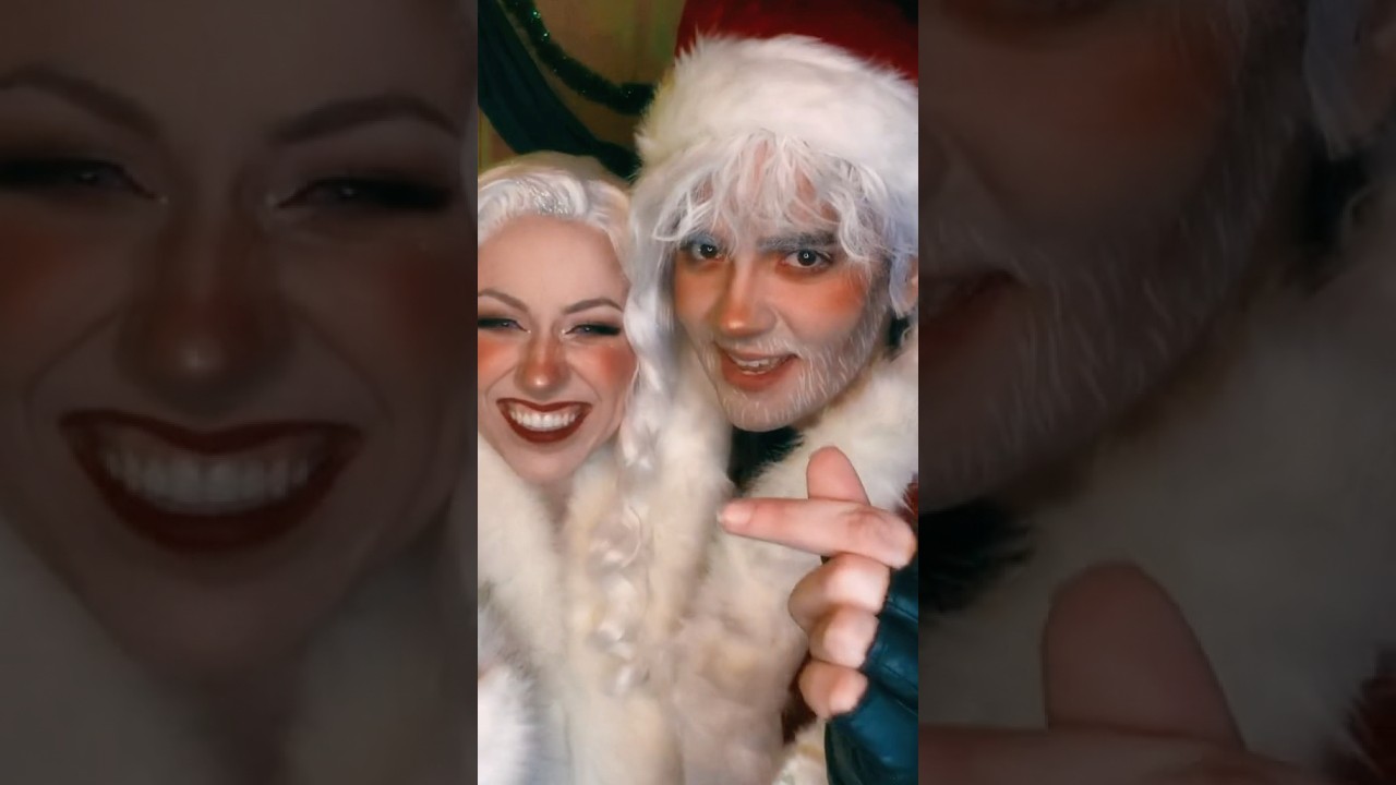 can you find the easter eggs on the list 👀 #christmas #xmas #santaclaus #cosplay #mrsclaus