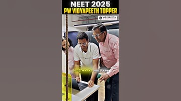 Checking His NEET 2025 Result! 💥🏆NEET 2025 Vidyapeeth Topper! #shorts