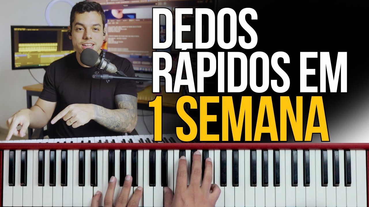 5 exercícios PODEROSOS para TECLADO - Todos os níveis