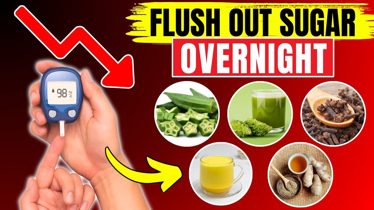 Flush Out Blood Sugar FAST with These Simple Drinks