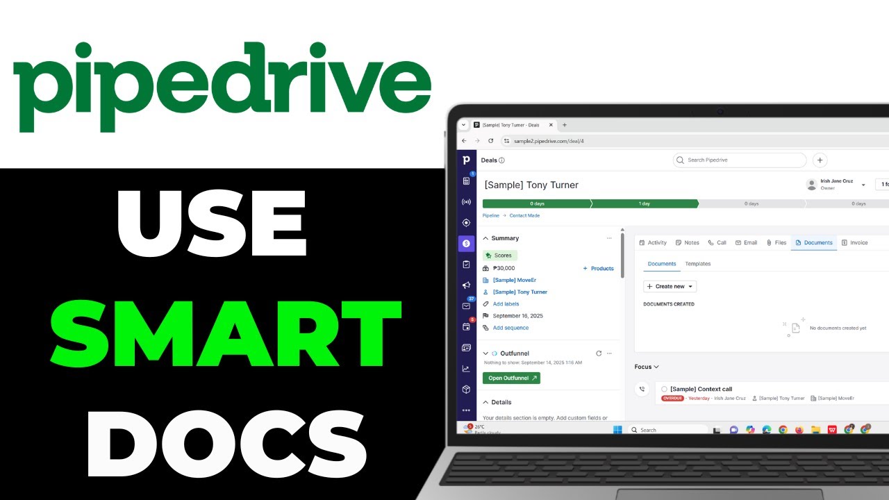 How to Use Pipedrive Smart Docs 2025 (Beginner Guide) - YouTube
