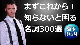 【聞き流し英語】中学の単語名詞300選(英検・高校入試対策)