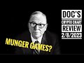Munger Hates Crypto = Bullish? Crypto Chart TA with DOC today! ReadySetCryto ONE 2/8/2023