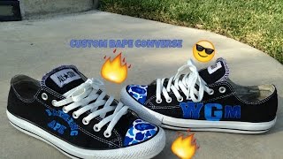 CUSTOM BAPE CONVERSE (TIME-LAPSE)