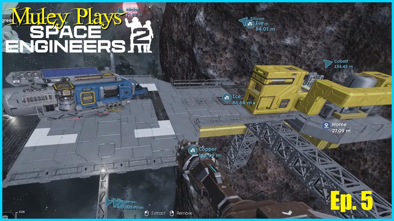 Space Engineers 2 Alpha VS2 - Episode 5 - A Proper Starter Platform ...