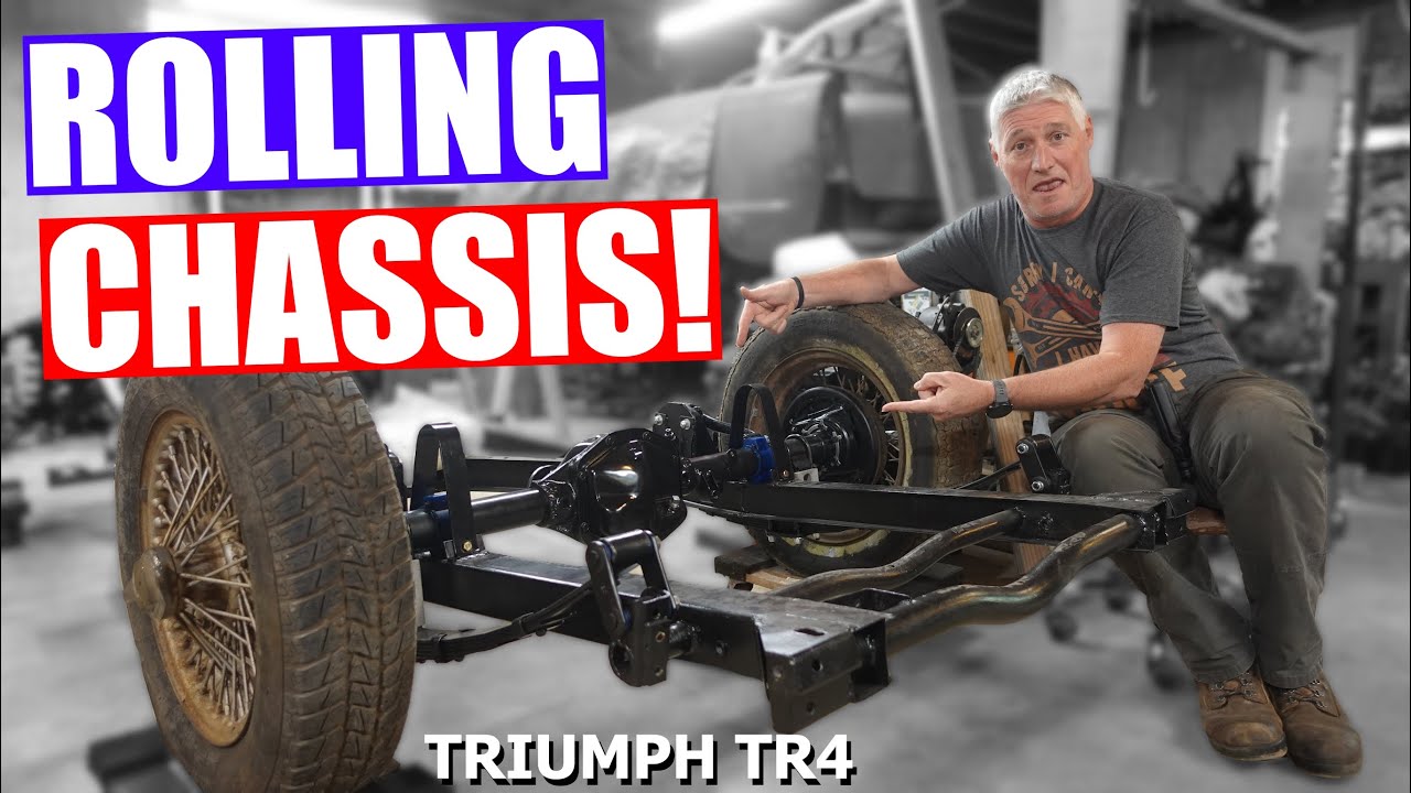 Triumph TR4 - Milestone! Rolling Chassis | Roundtail Restoration