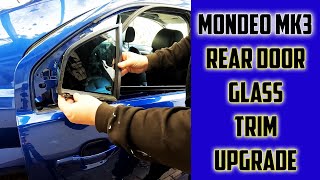 Mondeo ST220 Mk3 Rear Quarter Window Replacement - Facelift Trim Modification