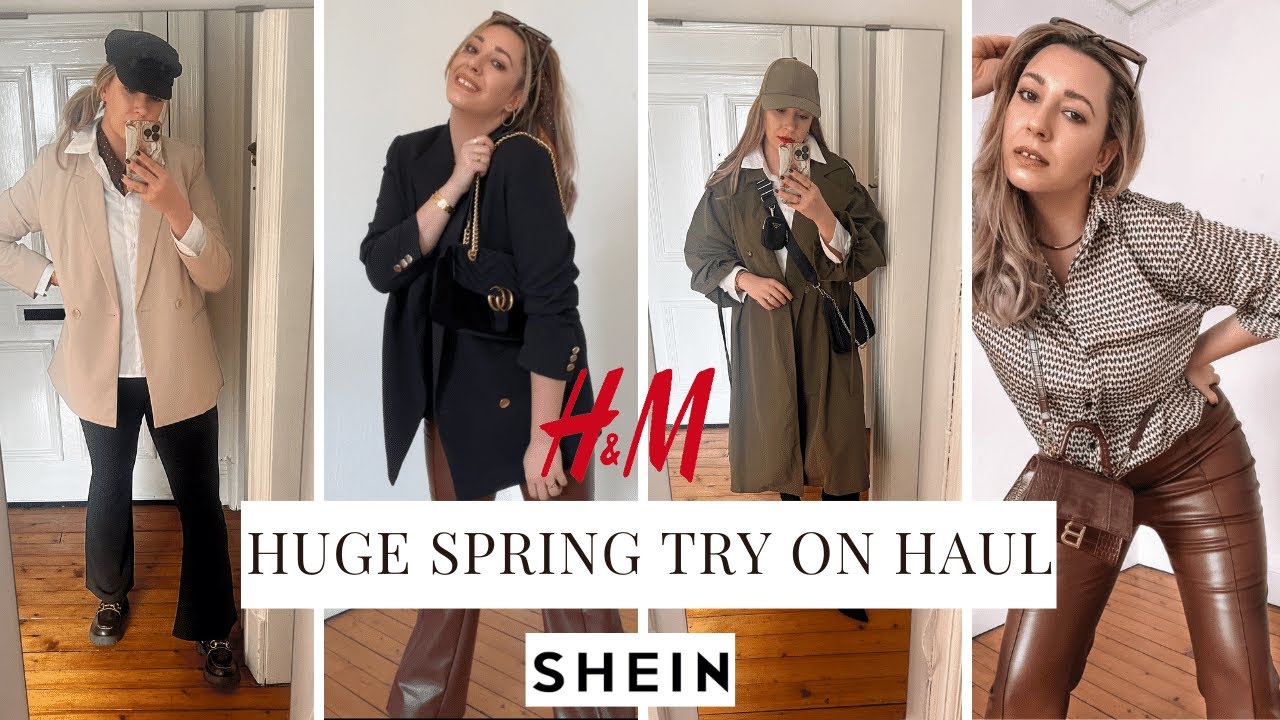 HUGE SPRING TRY ON HAUL | SHEIN and H&M | NEW IN | delilapipoly