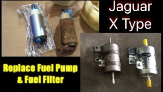 Replace fuel pump motor & fuel filter | Jaguar X-type