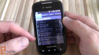 Samsung Dart (T-Mobile) hardware and software video tour screenshot 4