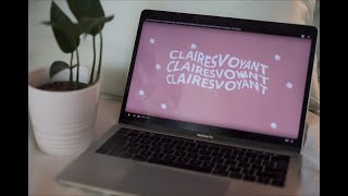 Customisable pre-made beauty vlog lifestyle bright fun youtube channel intro template aesthetic