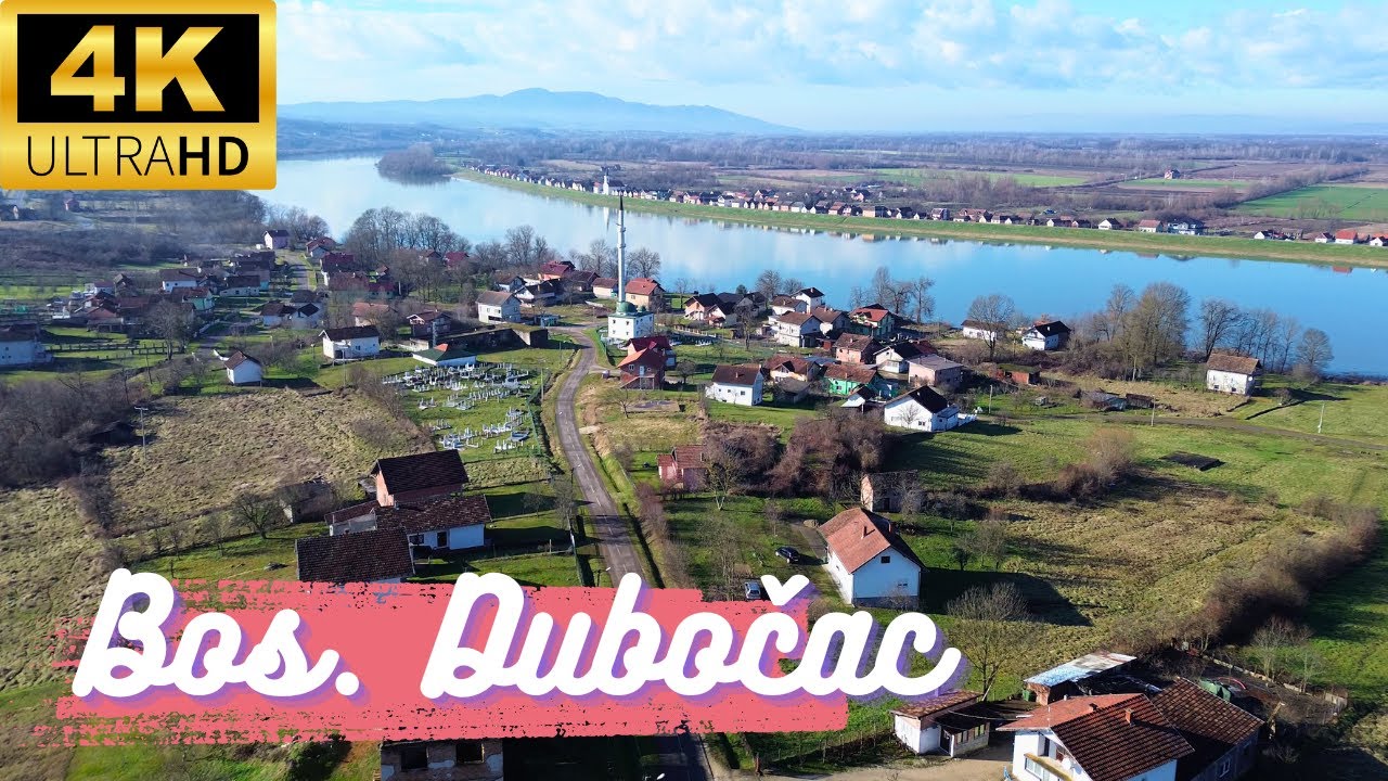 Bosanski Dubočac I Snimka iz zraka / dron video (4K)