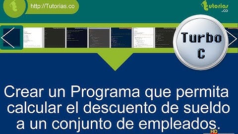 sentencia if-else – turbo C (descuento por sueldo)
