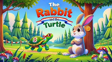 The Rabbit and the Turtle Race | Animated Story with a Life Lesson