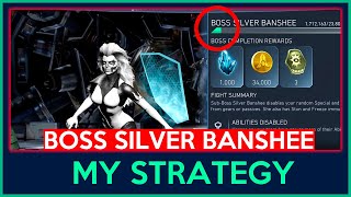 BOSS Silver Banshee MADNESS DAY #2 | Injustice 2 mobile Rise of Krypton Solo Raids