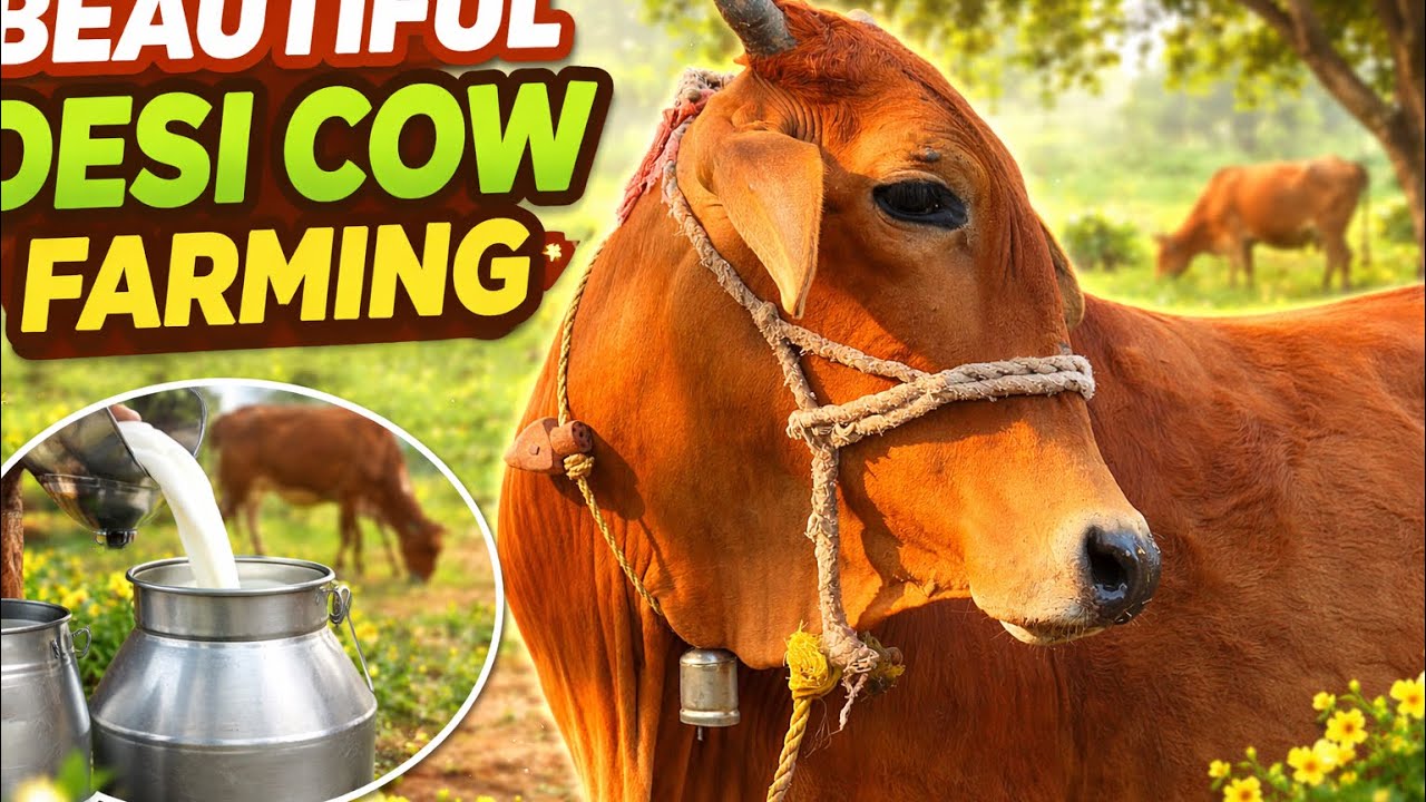 🐄 Village Farm Life with Beautiful Cows 🐄 #cow 