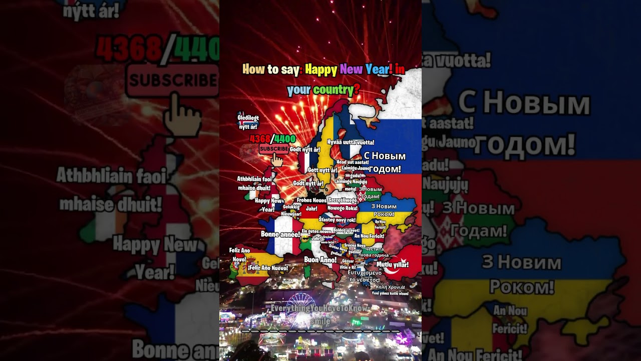 How to say: Happy New Year! In your country? 