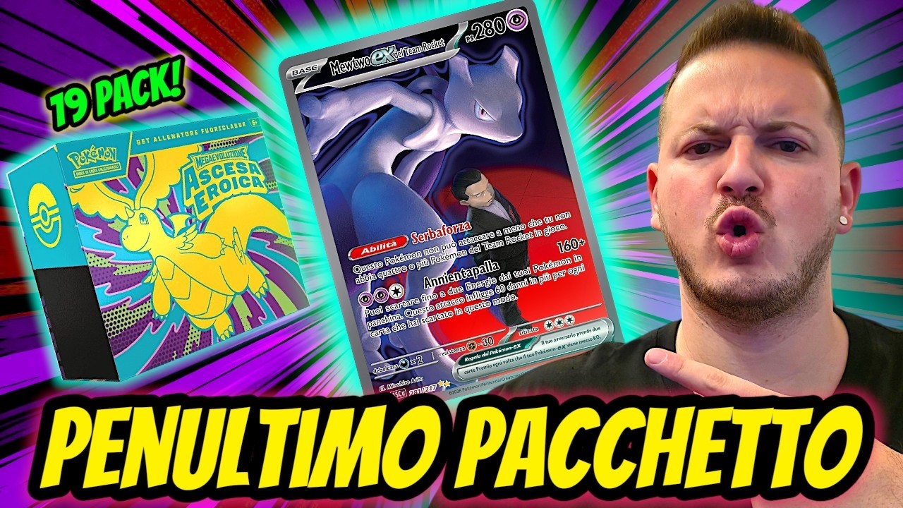 MINITIN vs ETB di Ascesa Eroica | MEWTWO da 240€ al PENULTIMO PACK 🔥