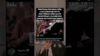 While Filming Patch Adams 1998, A Cow Unexpectedly Went For Robin Williamss Coffee Cup And