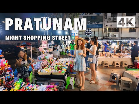 Bangkok, Thailand | Palladium Market | Night City Walk 4K