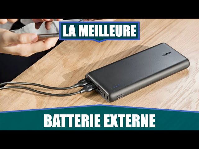 Power Bank- Batterie Externe Led 20000 Mah Chargeur Rapide Et Portable Avec Double Entrées Et