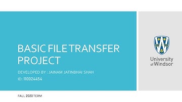 Basic File Transfer Project in C - ASP Project