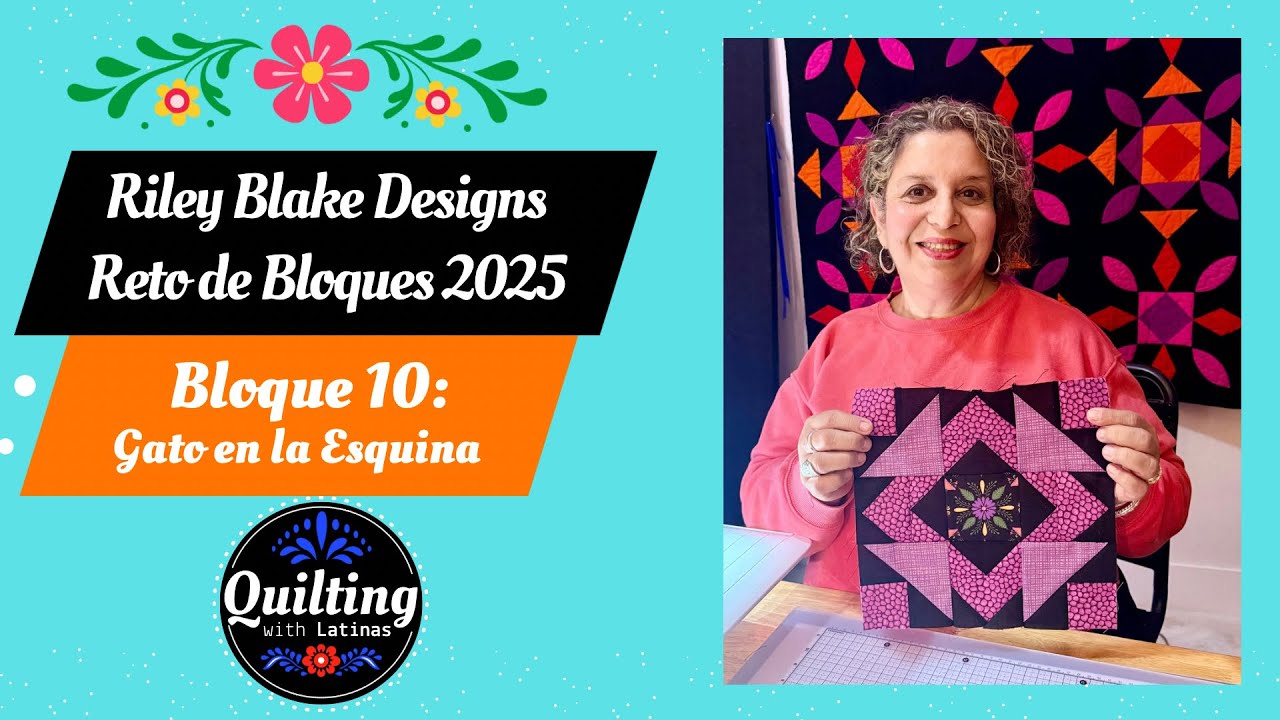Tutorial Patchwork Paso a Paso | Bloque 10 Gato en la Esquina | Costura