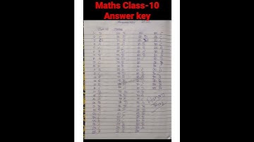 Maths class- 10 answer key set -h 2023