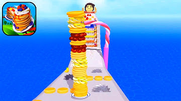 Pancake Run - All Levels Gameplay - Part 3 (IOS,Android)