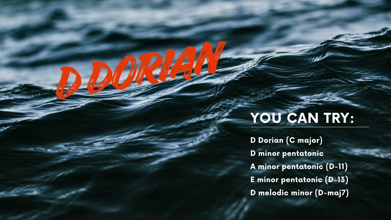 Dorian Mode Backing Track in D – Modal Improvisation Practice