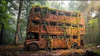 We Turned a 50-Year-Old Abandoned Triple-Decker Bus Into a Luxury Home - FULL TRANSFORMATION