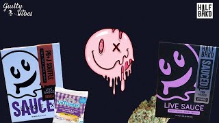 Half Bakd SAUCED 4G THCA Disposables (Pink Picasso) (PB&J Souffle)