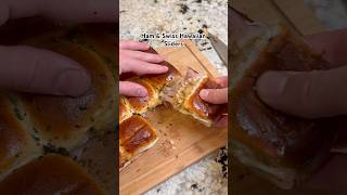 STACKED Ham & Swiss Hawaiian Sliders #youtube #shorts
